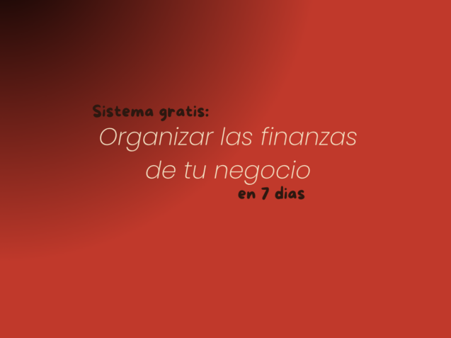 organizar finanzas